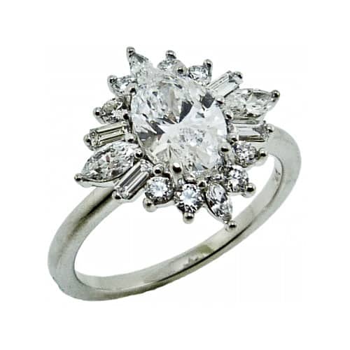 Vintage and Nature inspired engagement rings